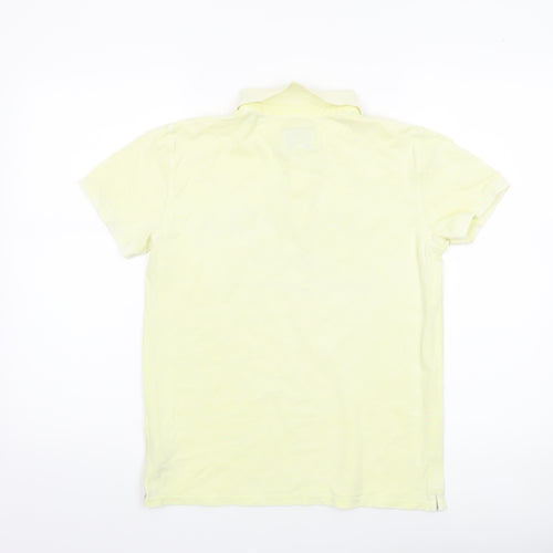 Pepe Jeans Teens Yellow Collared Cotton Polo Shirt Size S