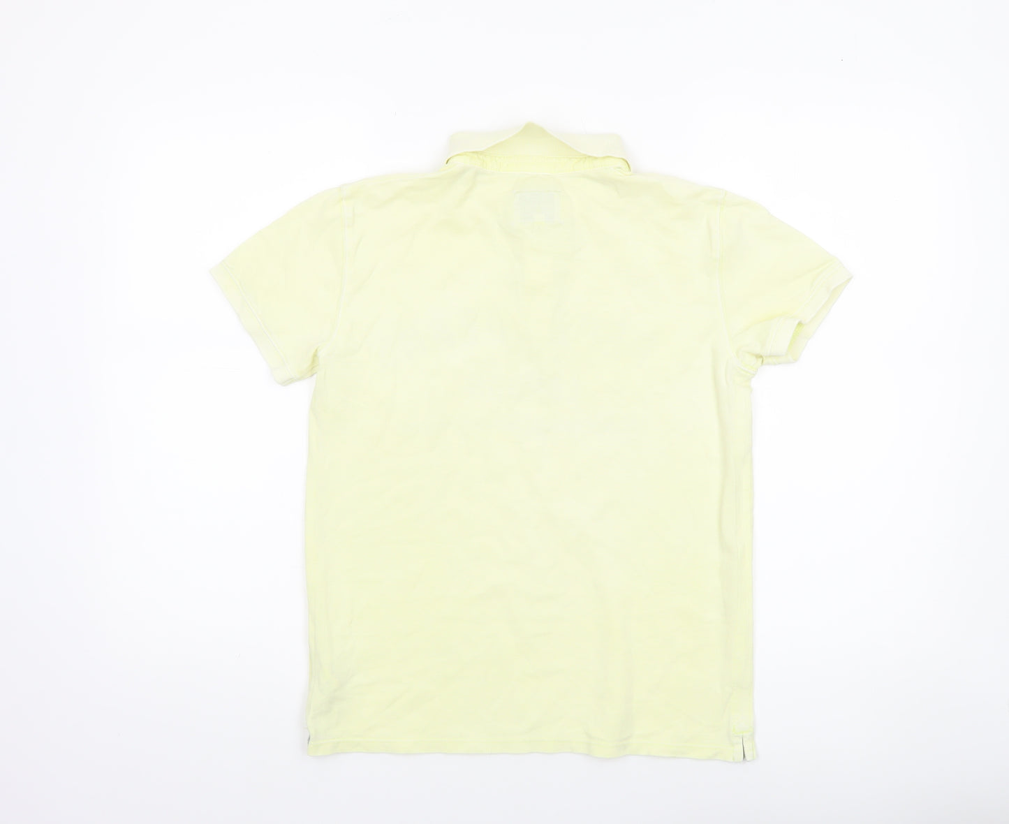 Pepe Jeans Teens Yellow Collared Cotton Polo Shirt Size S