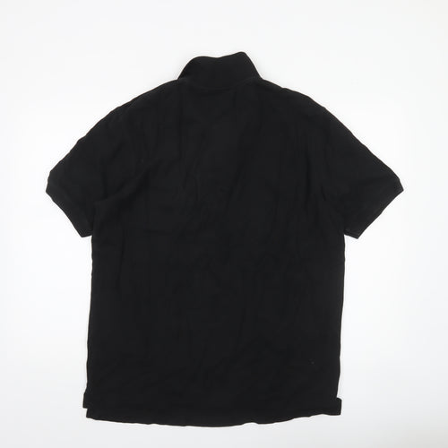 Glenmuir 1891 Men's Black Cotton Polo Shirt XL Regular Fit