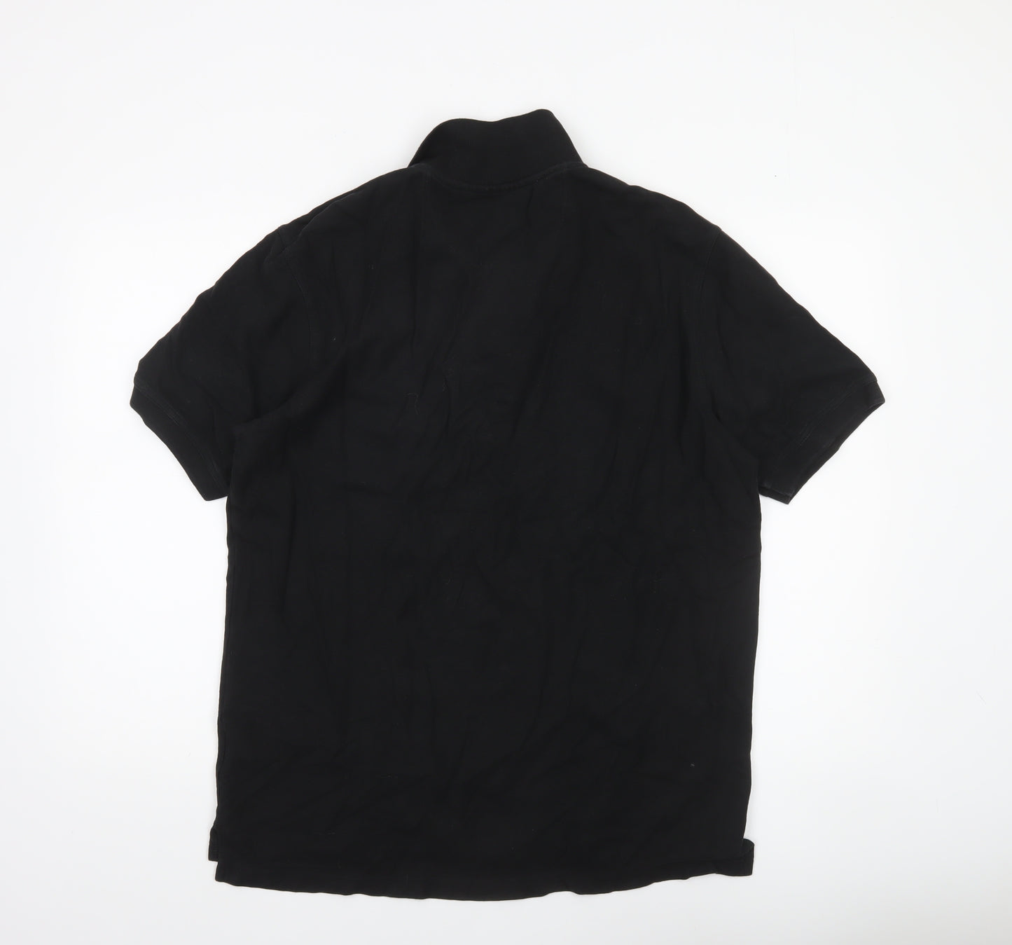Glenmuir 1891 Men's Black Cotton Polo Shirt XL Regular Fit