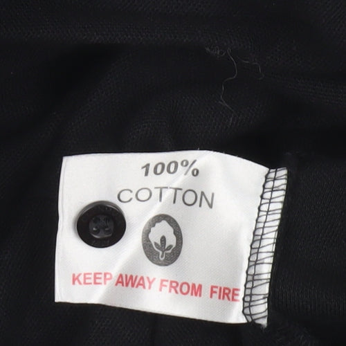 Glenmuir 1891 Men's Black Cotton Polo Shirt XL Regular Fit