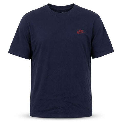 Nike Men's Blue Athletic Fit Cotton Crew Neck T-Shirt M