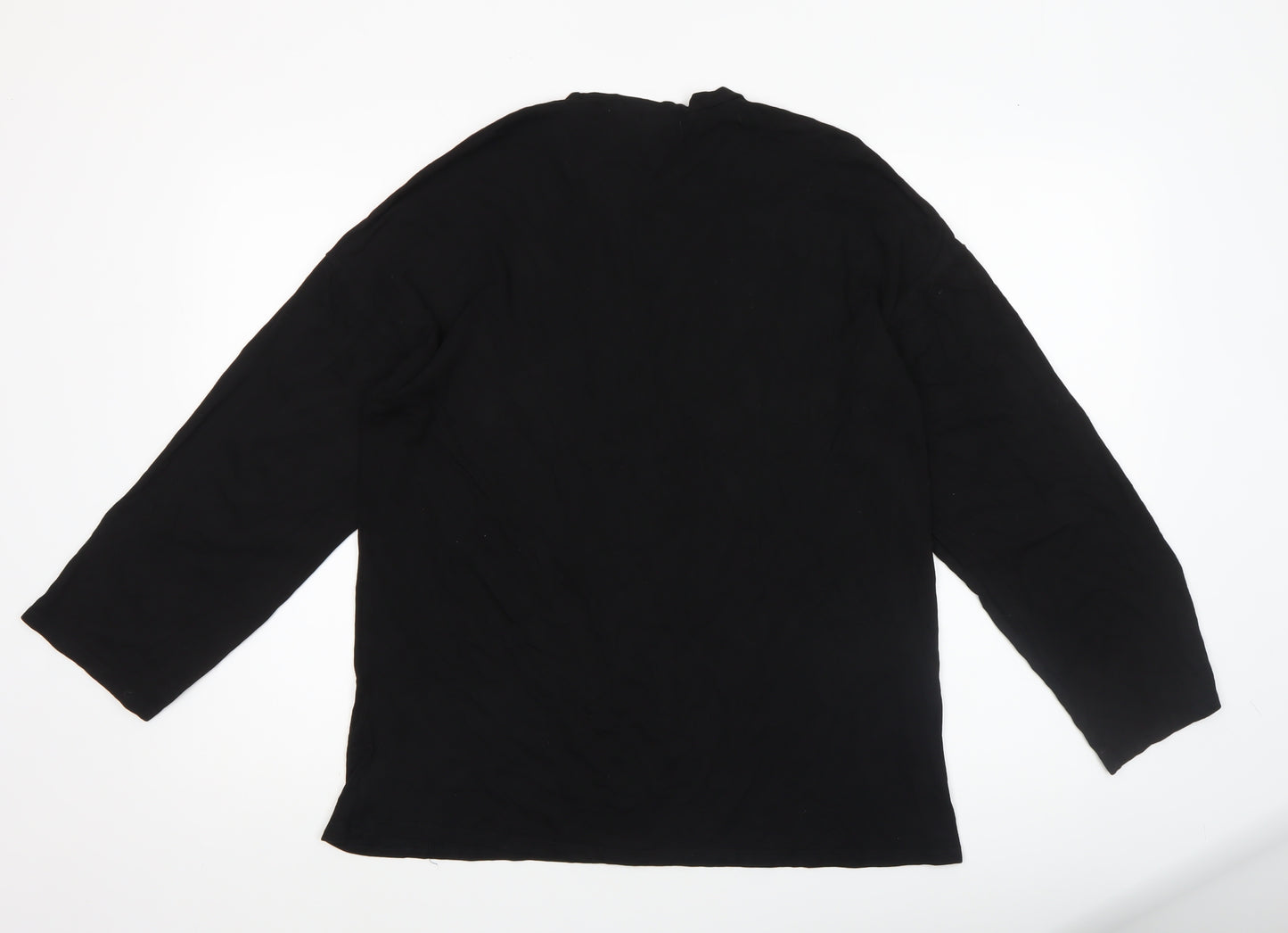 PrettyLittleThing Women's Black High Neck Long Sleeve Basic Top XS