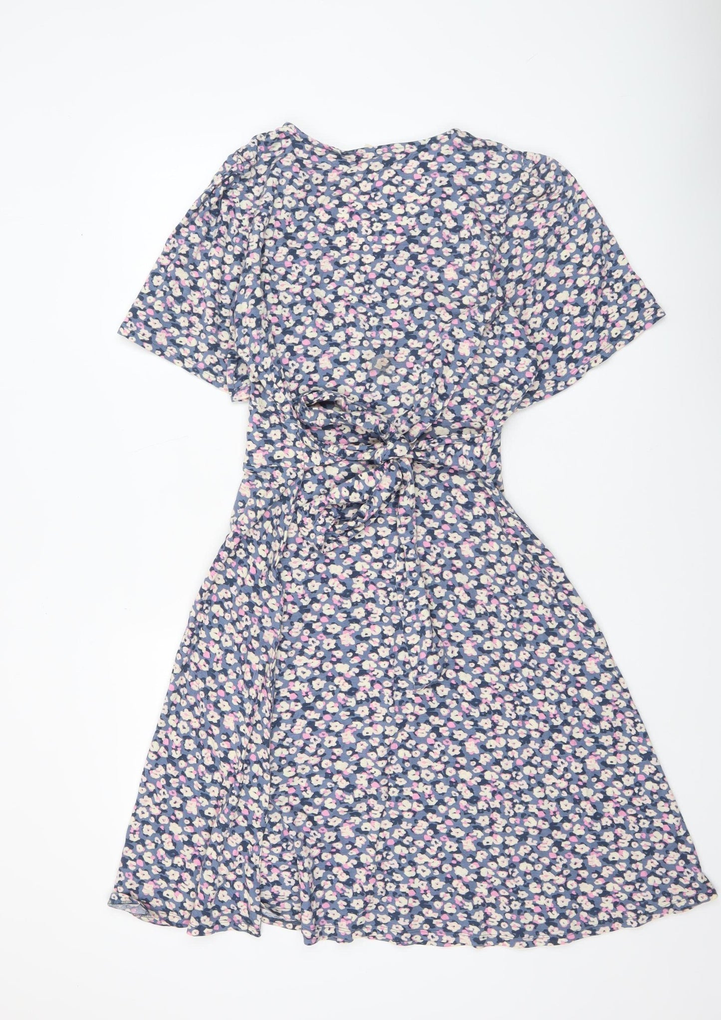 Mountain Warehouse Women Blue Floral Fit & Flare Dress UK 12