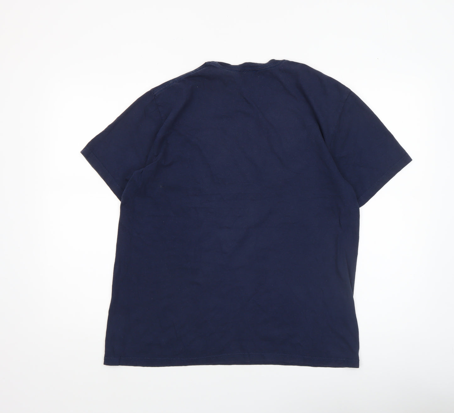 The Beatles Men's Blue Large Graphic Band T-Shirt