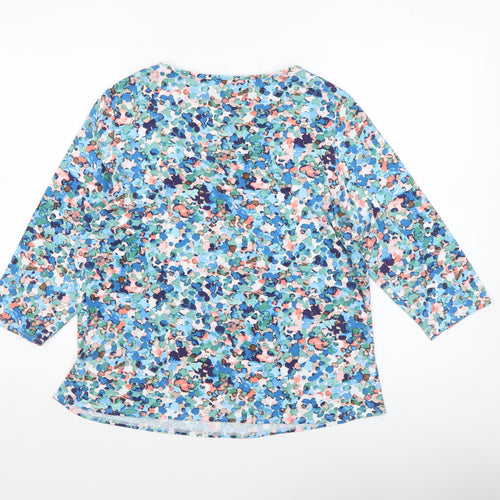 Marks and Spencer Womens Multicoloured Floral Jersey Blouse UK 16