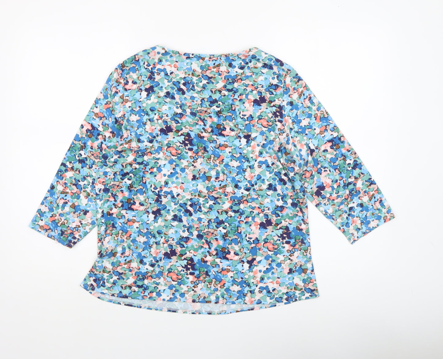 Marks and Spencer Womens Multicoloured Floral Jersey Blouse UK 16