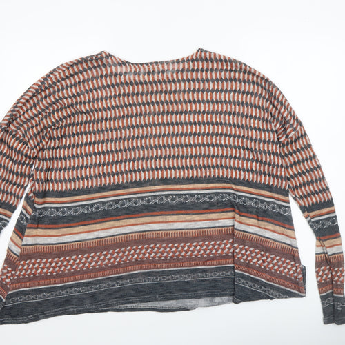 River Island Womens Multicoloured Geometric Tunic Top Size 10