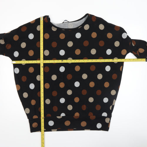 Roman Womens Multicoloured Polka Dot Relaxed Pullover Jumper Size 12