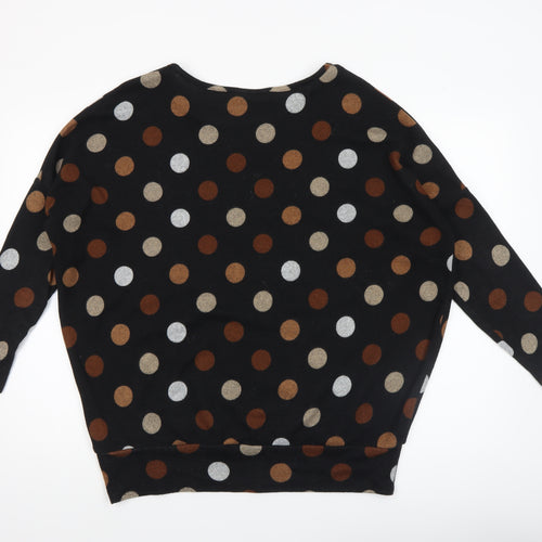 Roman Womens Multicoloured Polka Dot Relaxed Pullover Jumper Size 12