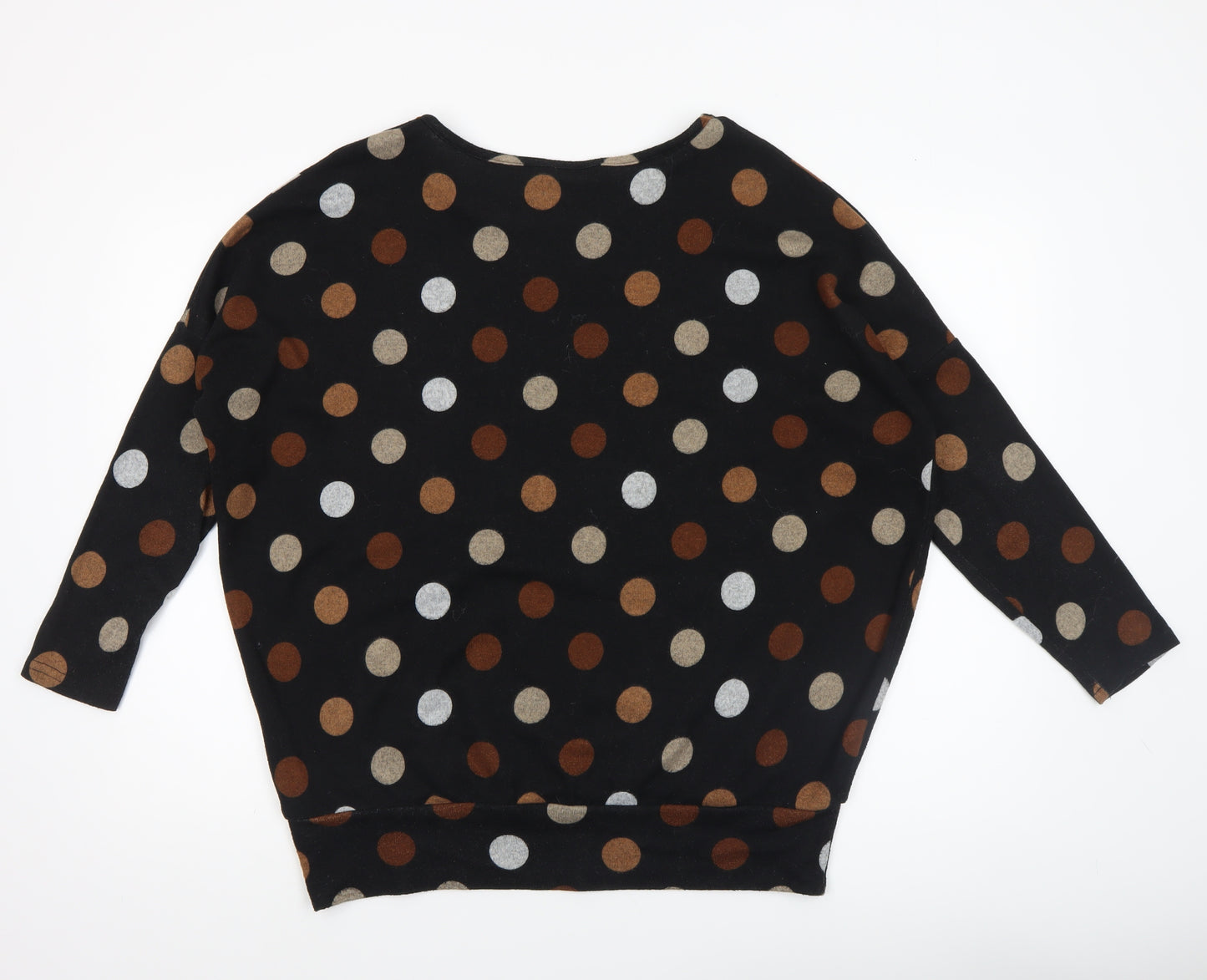 Roman Womens Multicoloured Polka Dot Relaxed Pullover Jumper Size 12