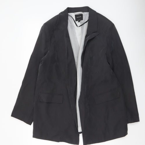 JD Williams Women's Black Regular Fit Longline Blazer Size 20