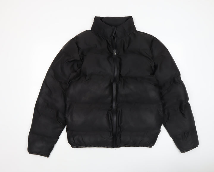 Everlast Men's Black Puffer Jacket Size S Regular Fit Winter Coat