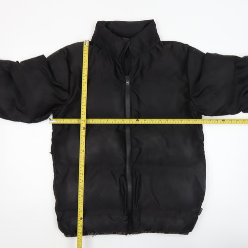 Everlast Men's Black Puffer Jacket Size S Regular Fit Winter Coat