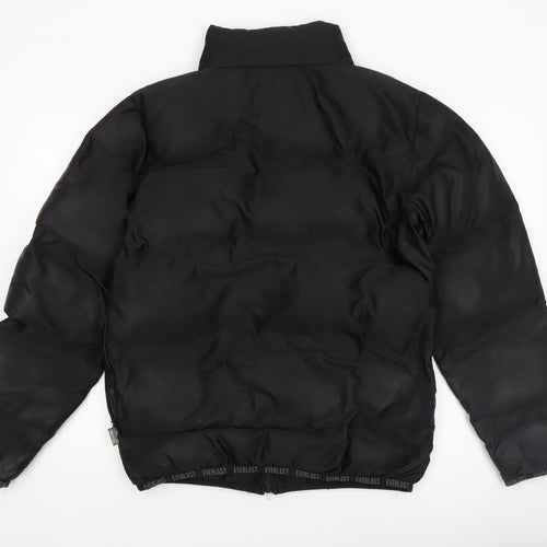 Everlast Men's Black Puffer Jacket Size S Regular Fit Winter Coat