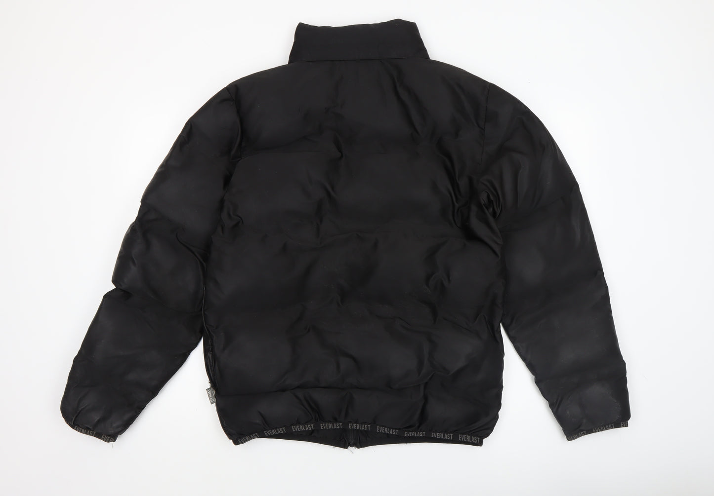 Everlast Men's Black Puffer Jacket Size S Regular Fit Winter Coat