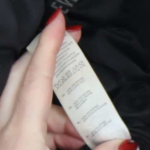 Everlast Men's Black Puffer Jacket Size S Regular Fit Winter Coat