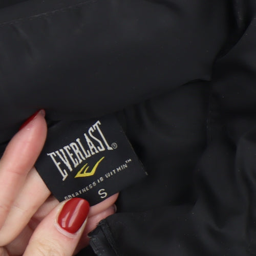 Everlast Men's Black Puffer Jacket Size S Regular Fit Winter Coat