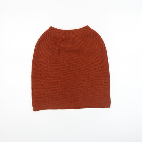 PrettyLittleThing Women’s Brown Knit Pencil Skirt Size L