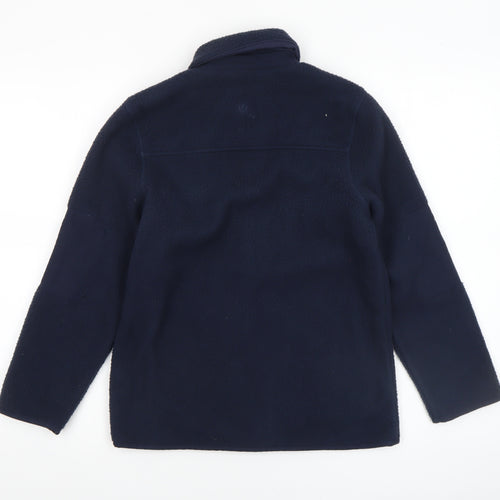 FatFace Boys Blue Fleece Shirt Jacket 9-10 Years Button Casual