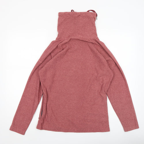 Trespass Women’s Red Hooded Pullover Sweatshirt UK 10 S Polyester