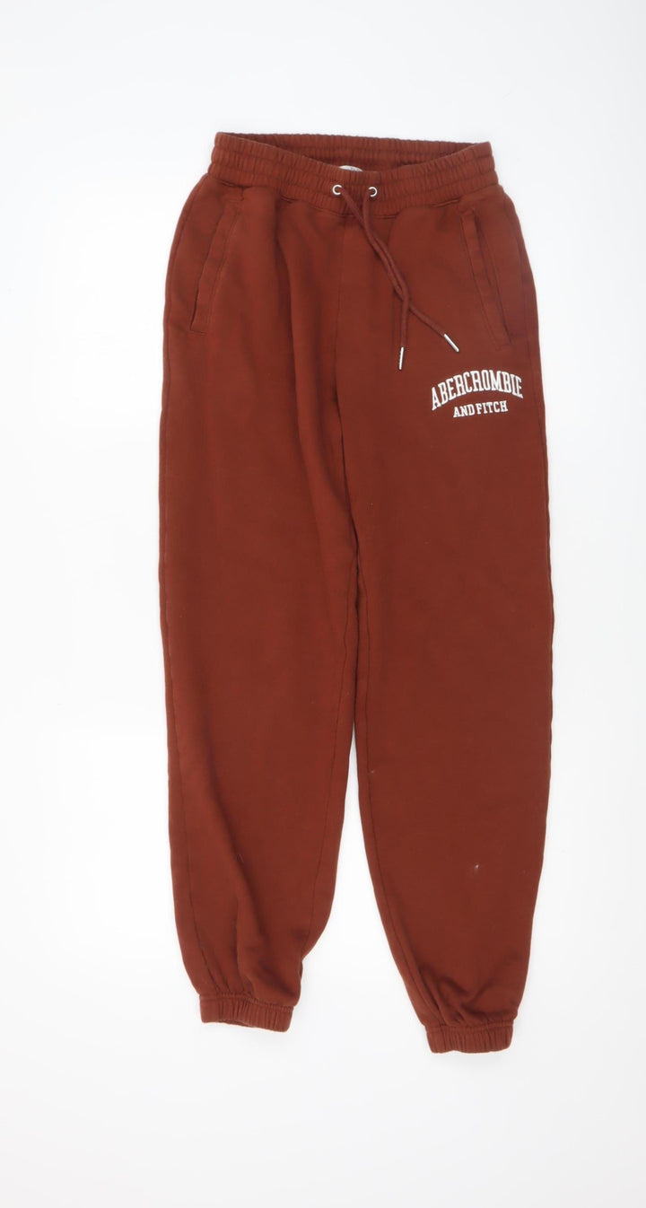 Abercrombie & Fitch Womens Rust Brown XS Jogger Sweatpants