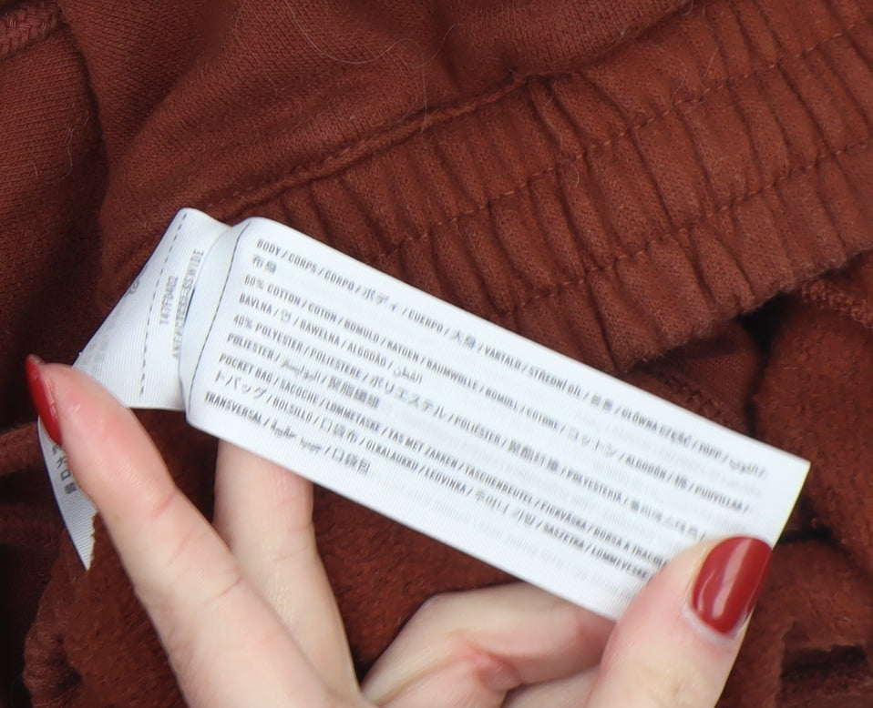 Abercrombie & Fitch Womens Rust Brown XS Jogger Sweatpants