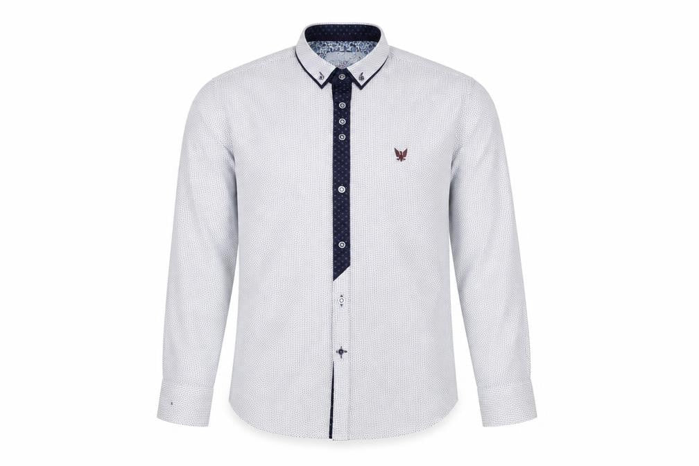 Diesel Boys White Button-Up Long Sleeve Cotton Shirt 11-12 Years