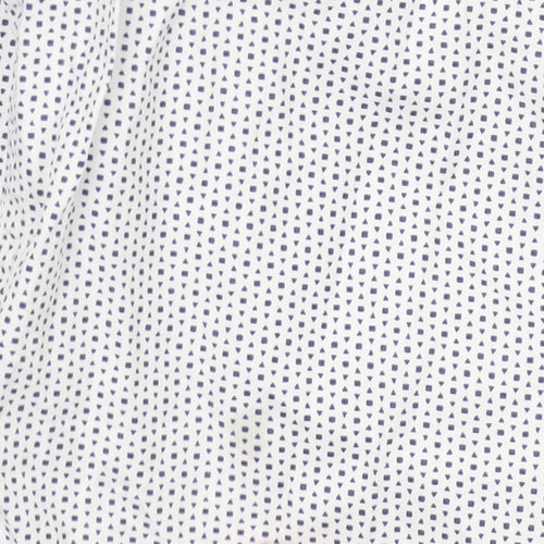 Diesel Boys White Button-Up Long Sleeve Cotton Shirt 11-12 Years