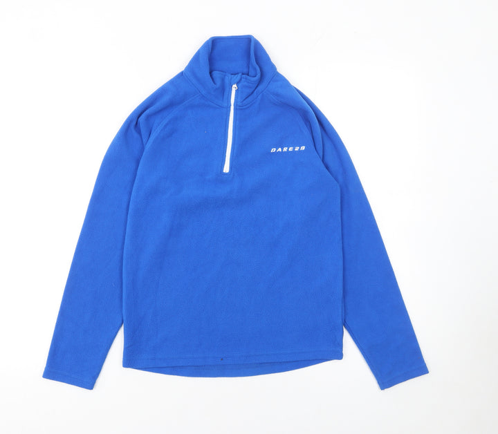 Dare 2b Boys Blue Fleece 1/2 Zip Pullover Sweatshirt Age 11-12 Years