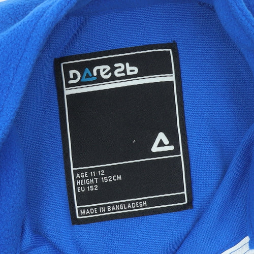 Dare 2b Boys Blue Fleece 1/2 Zip Pullover Sweatshirt Age 11-12 Years