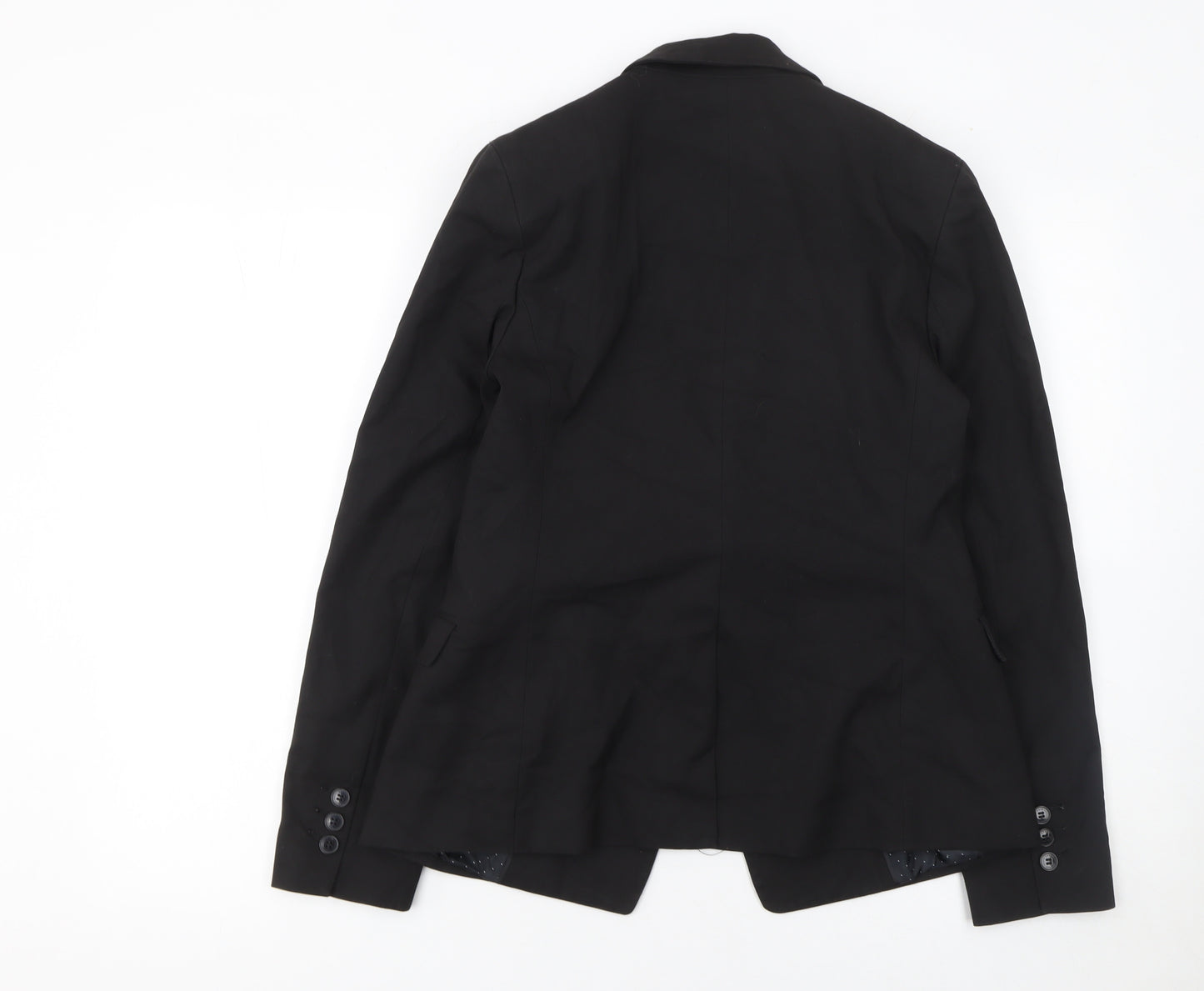 Next Women's Black Single-Breasted Suit Jacket UK 12 Classic Fit