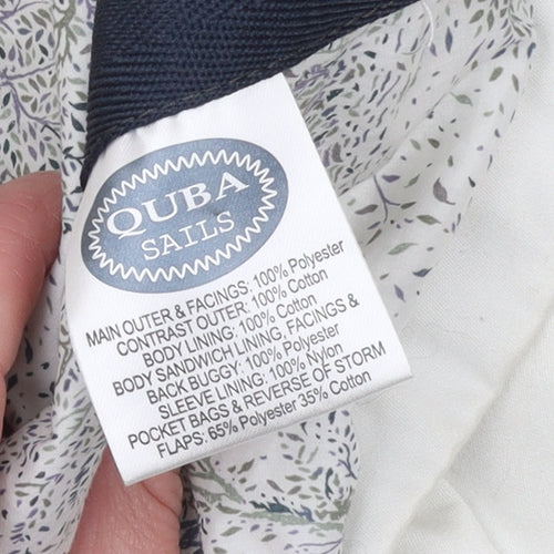 Quba & Co Women's White Mid-Length Trench Coat Belted Size One
