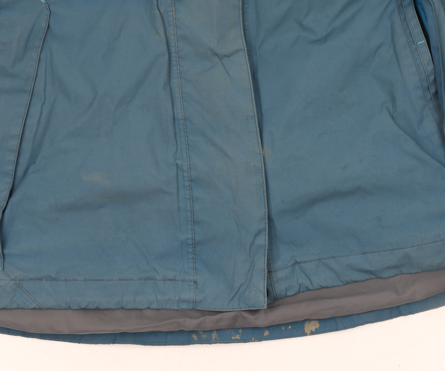 Lowe Alpine Womens Blue Waterproof Hooded Mid-Length Parka Jacket UK 14
