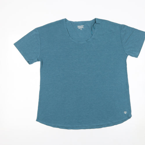 Dunnes Stores Womens Blue Performance Sport T-Shirt Size M