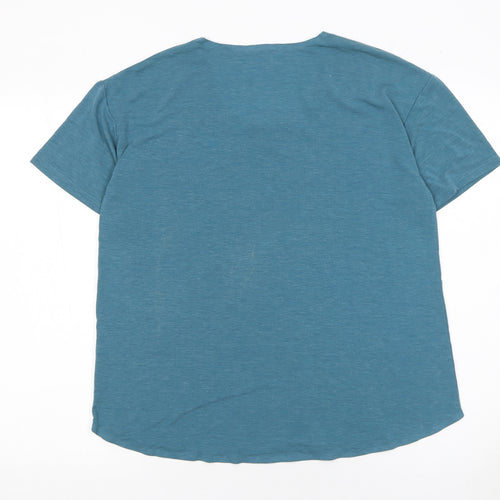Dunnes Stores Womens Blue Performance Sport T-Shirt Size M