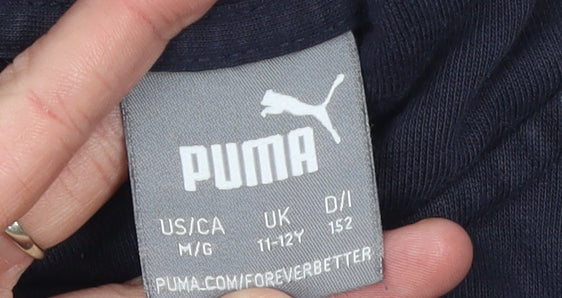 Puma Boys Blue Red Bull Racing Full Zip Hoodie 11-12 Years