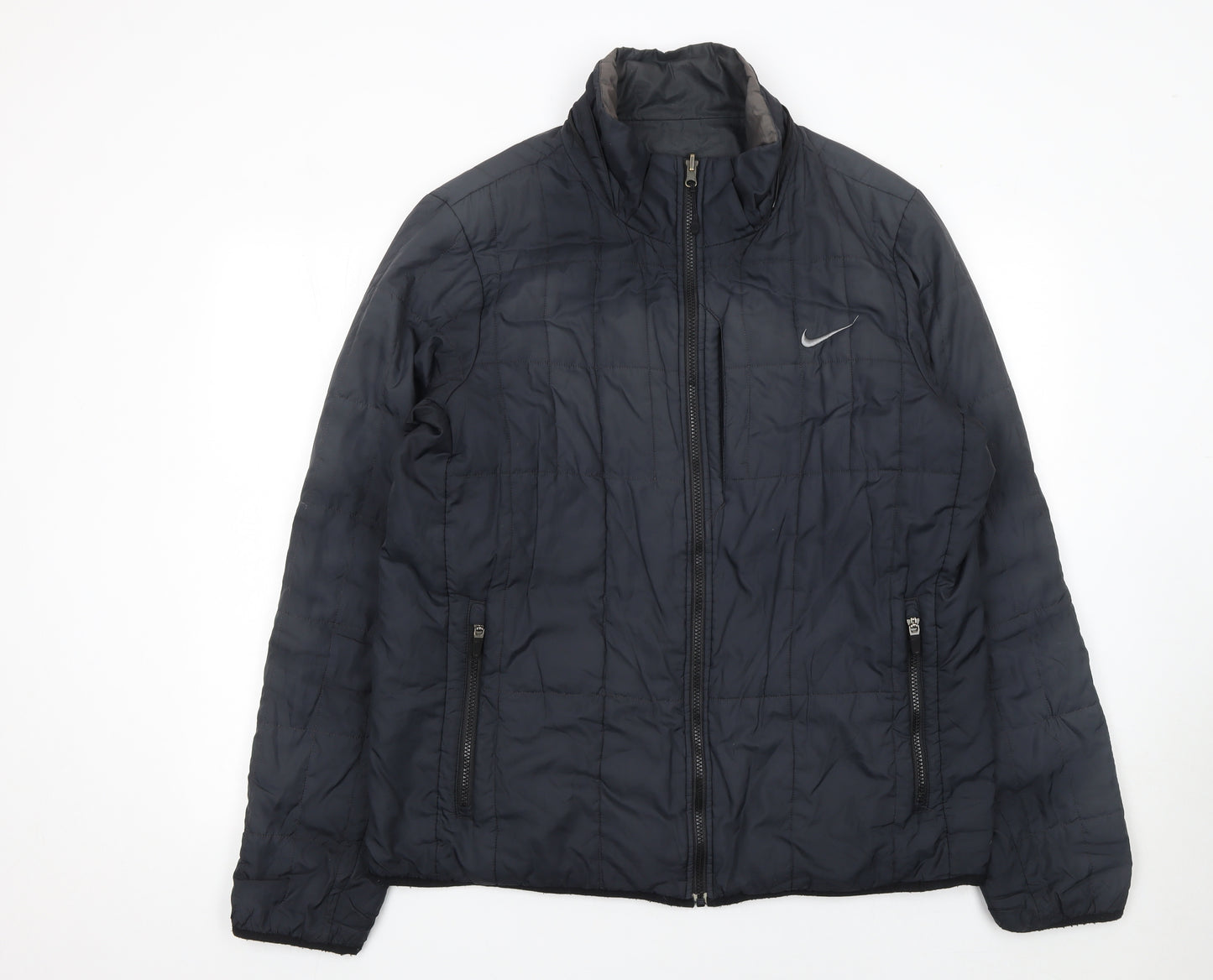 Nike Men's Black L Lightweight Insulated Full Zip Active Jacket