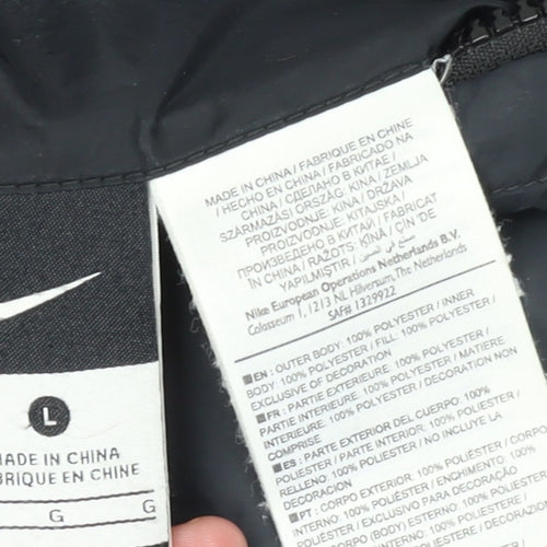 Nike Men's Black L Lightweight Insulated Full Zip Active Jacket