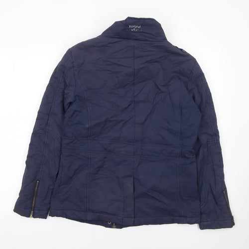 Toggi Women's Blue Military Style Mid-Length Jacket Size 10