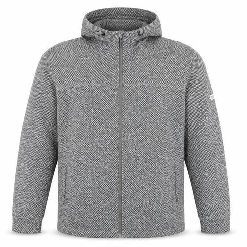 Regatta Men’s Grey Hooded Knit Jacket XL Outdoor Full Zip