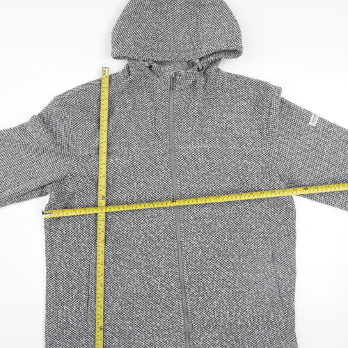 Regatta Men’s Grey Hooded Knit Jacket XL Outdoor Full Zip