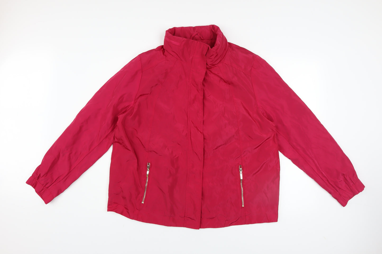 love COATS Women's Pink Full Zip Lined Jacket Size 18