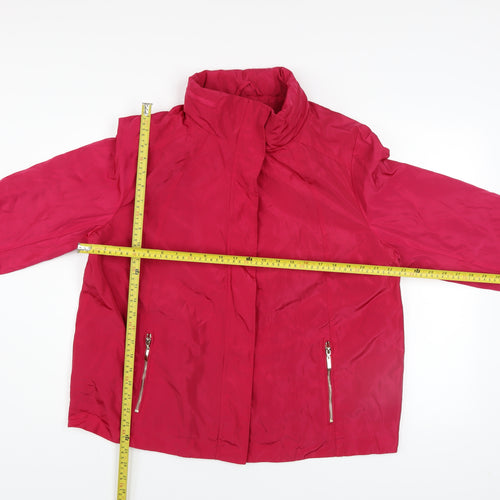 love COATS Women's Pink Full Zip Lined Jacket Size 18