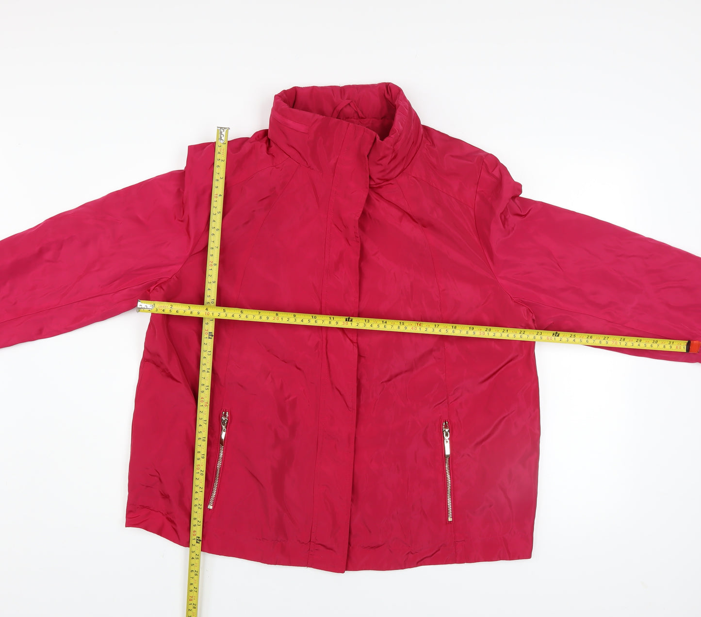 love COATS Women's Pink Full Zip Lined Jacket Size 18
