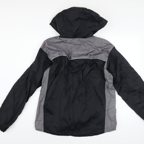 Helly Hansen Men's Black S Waterproof Windbreaker Hooded Jacket