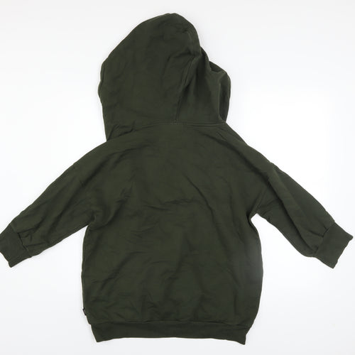 WESC Women’s Green Hoodie Medium 100% Cotton Pullover Sweatshirt