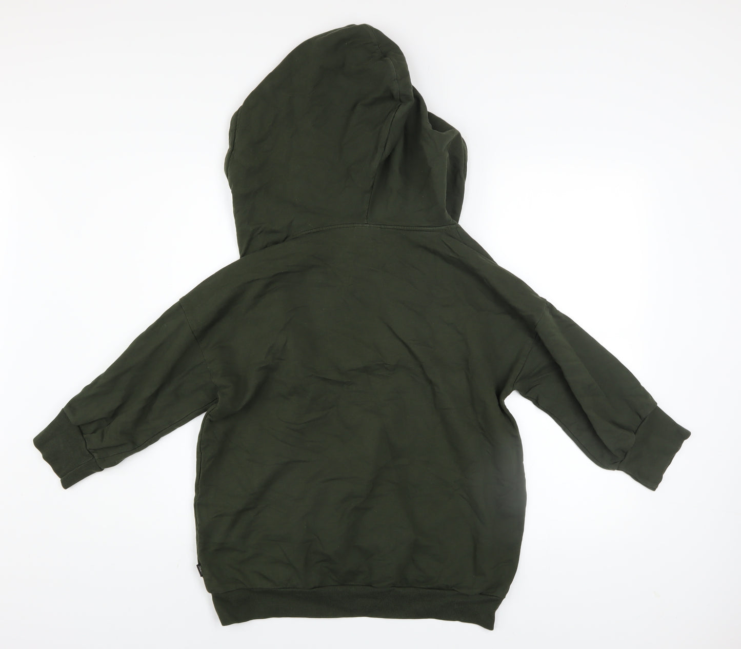 WESC Women’s Green Hoodie Medium 100% Cotton Pullover Sweatshirt