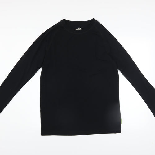 Kathmandu Men's Black Long Sleeve Polyester Casual Top Size L