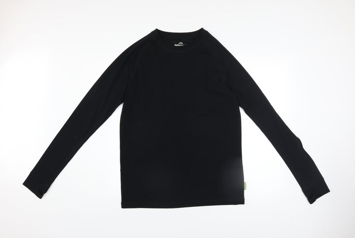 Kathmandu Men's Black Long Sleeve Polyester Casual Top Size L